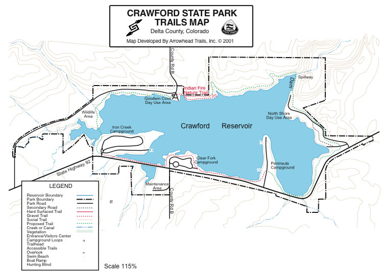 Crawford state park map