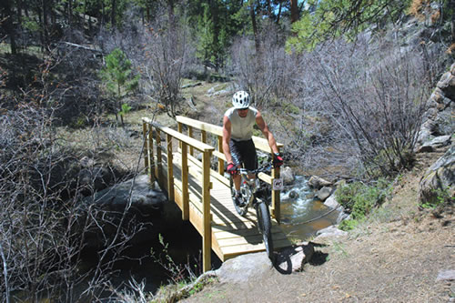 NIce Bridge Construction in Curt Gowdy State Park