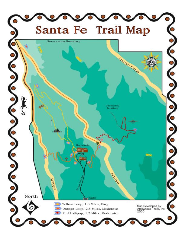 Santa Fe trail map